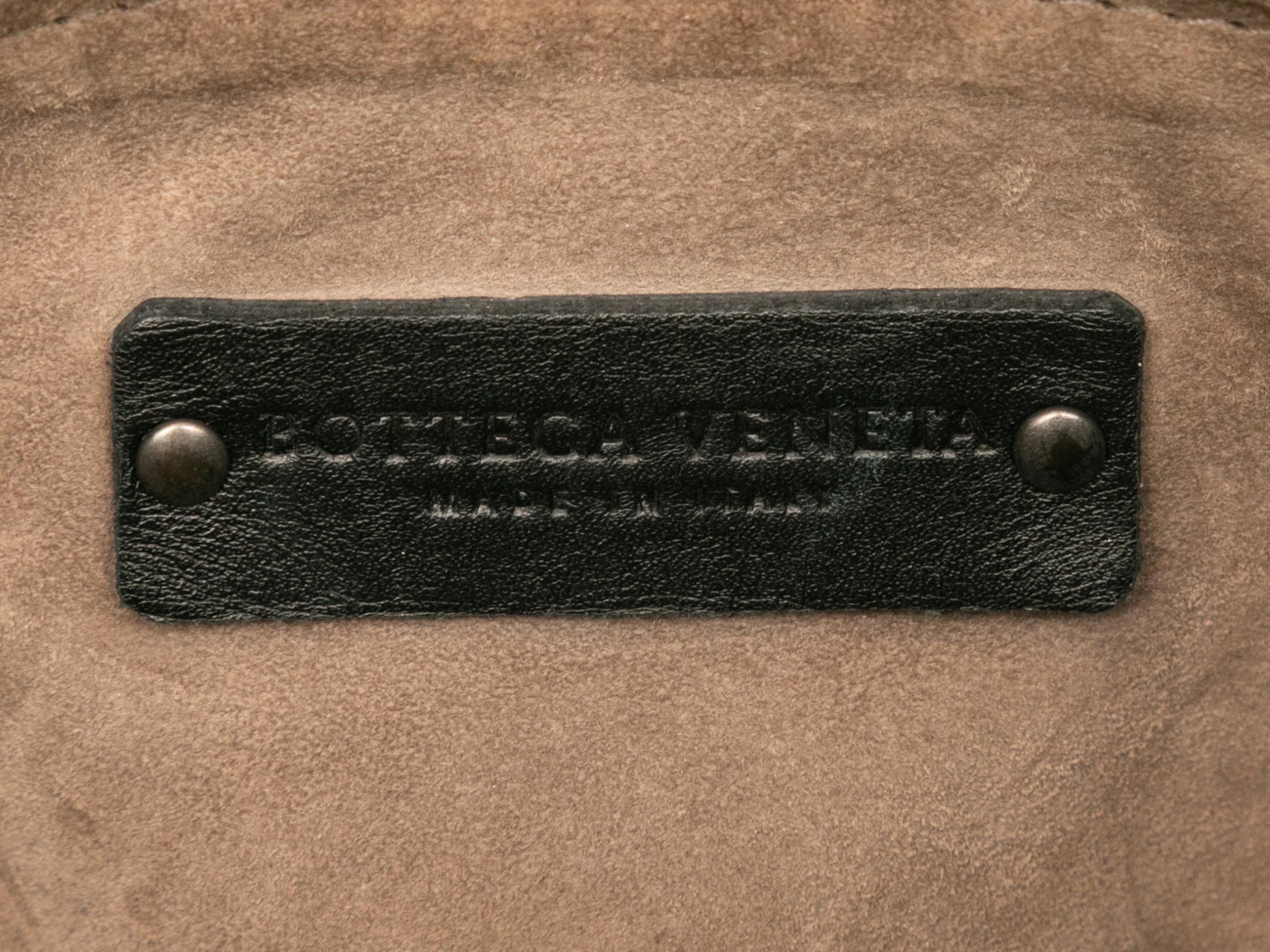 Black & White Bottega Veneta Intrecciato & Leather Tote Bag For Sale 1