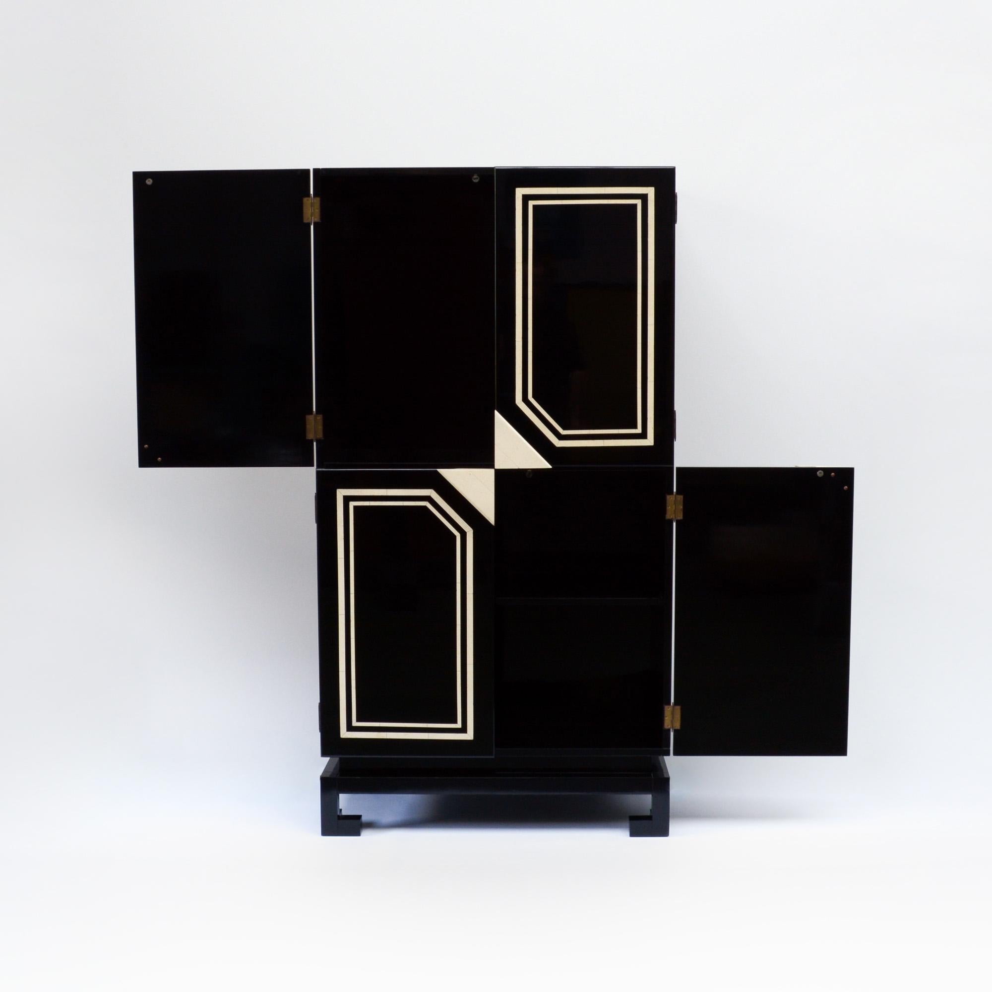 Modern Black & White Cabinet Style Paco Rabanne