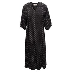 Black & White Celine Polka Dot Dress Size FR 40
