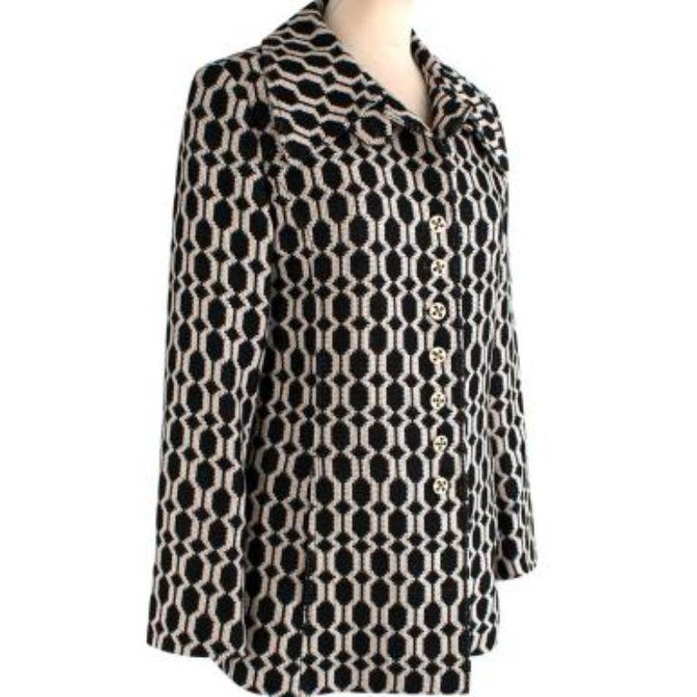 Heritage Striped Intarsia Knit Jacket