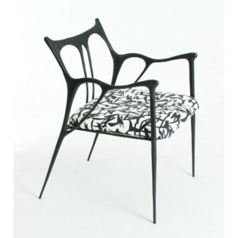 Post-Modern Black & White, Ink Chair by Masaya For Sale