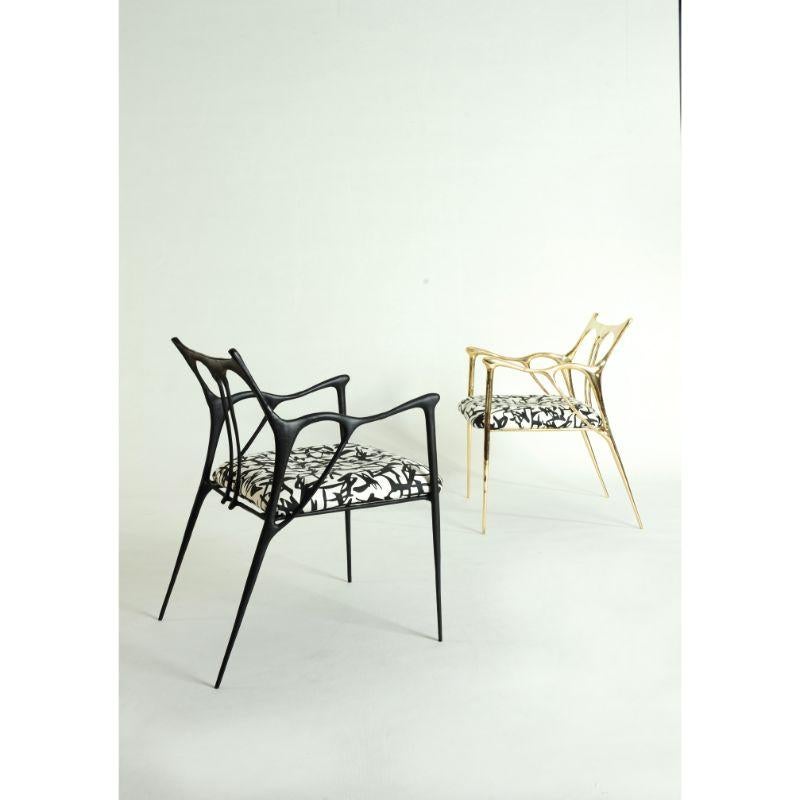 Contemporary Black & White, Ink Chair by Masaya For Sale