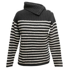 S.S. White Jean Paul Gaultier Maglione a righe in lana vergine e cachemire S.S. White