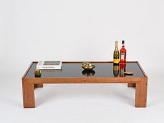 Black & White Large Coffee Table by Afra and Tobia Scarpa for Cassina, Italy 60s