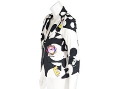 Black & White Libertine Printed Blazer