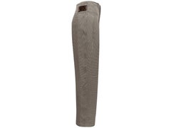 Black & White Louis Vuitton Chevron Monogrammed-Trimmed Trousers