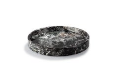 Black & White Marble Round Tray