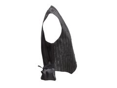 Chaleco a rayas negro y blanco McQ Alexander McQueen Talla IT 42