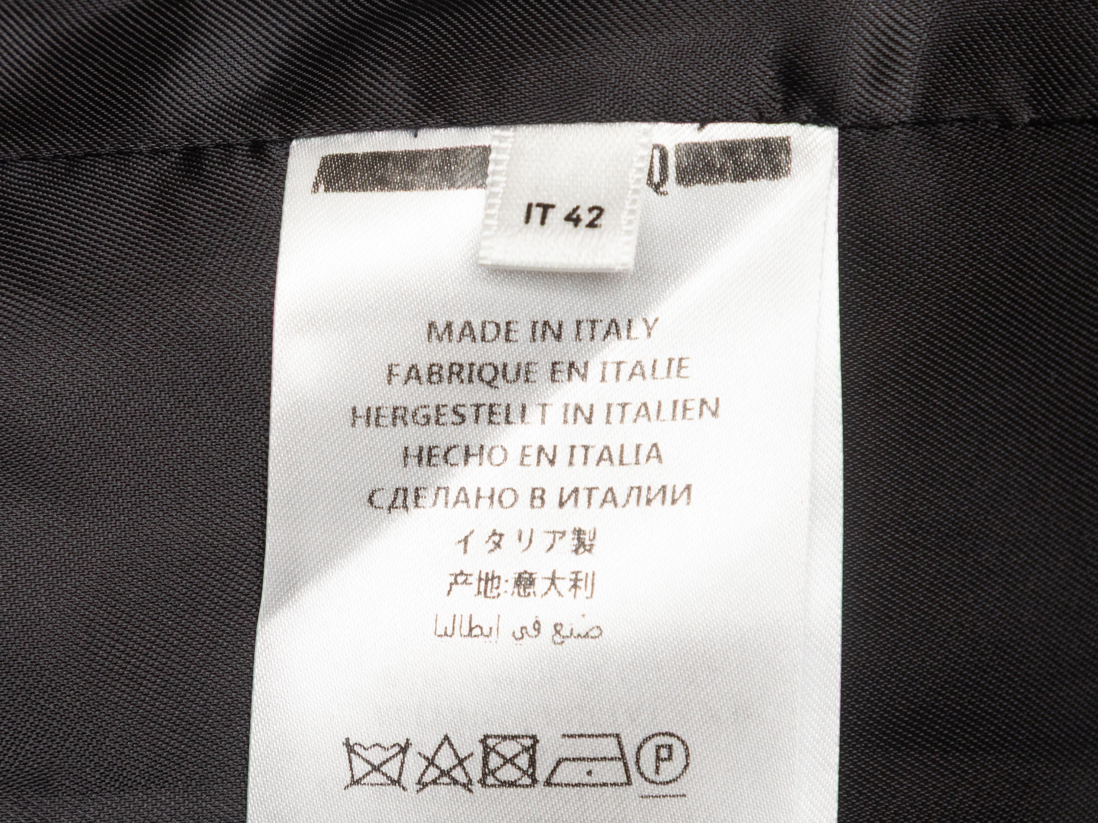 Schwarz-Weiß McQ Alexander McQueen Nadelstreifenweste Weste Größe IT 42 im Angebot 1