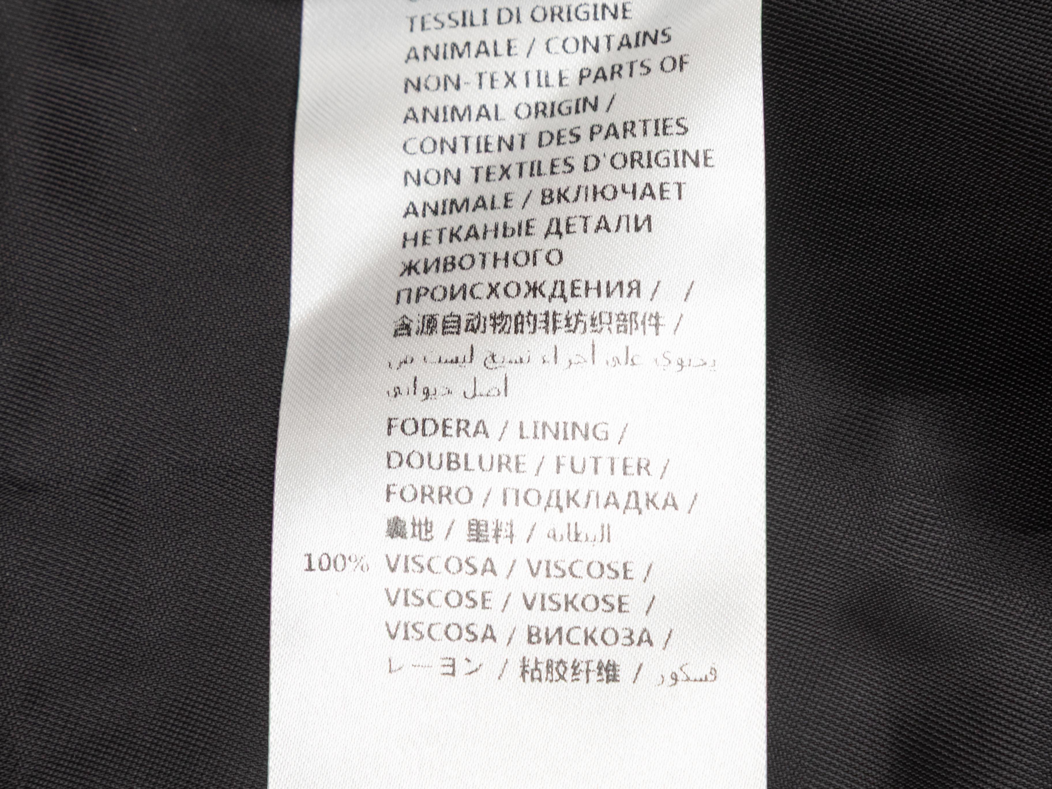 Schwarz-Weiß McQ Alexander McQueen Nadelstreifenweste Weste Größe IT 42 im Angebot 3