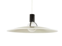 Lampada a sospensione in metallo bianco e nero Mod. 2133, G. Sarfatti for Arteluce Flos, anni '70