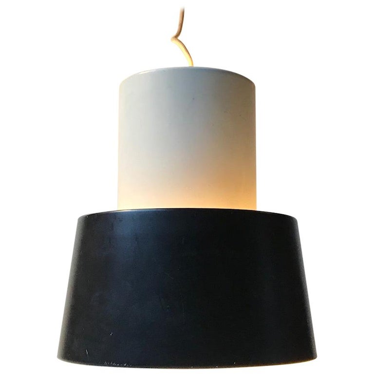 Black and White Nyboderpendel Ceiling Lamp by Svend Aage Petersen and Louis  Poulsen For Sale at 1stDibs