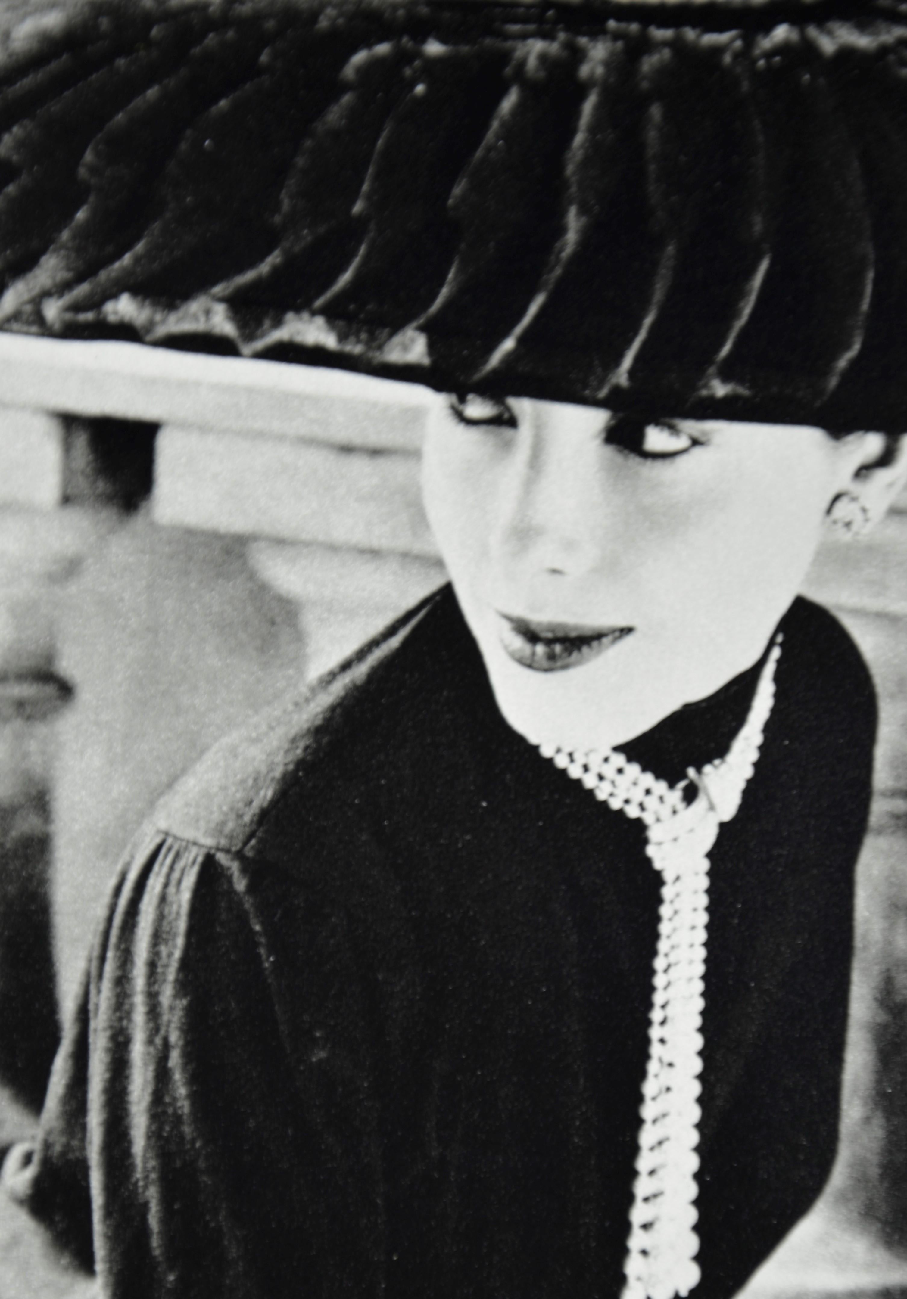 Black & White Photo Norman Parkinson “Legroux Soeurs Hat” 1952 Sheet-Fed Gravure For Sale 6