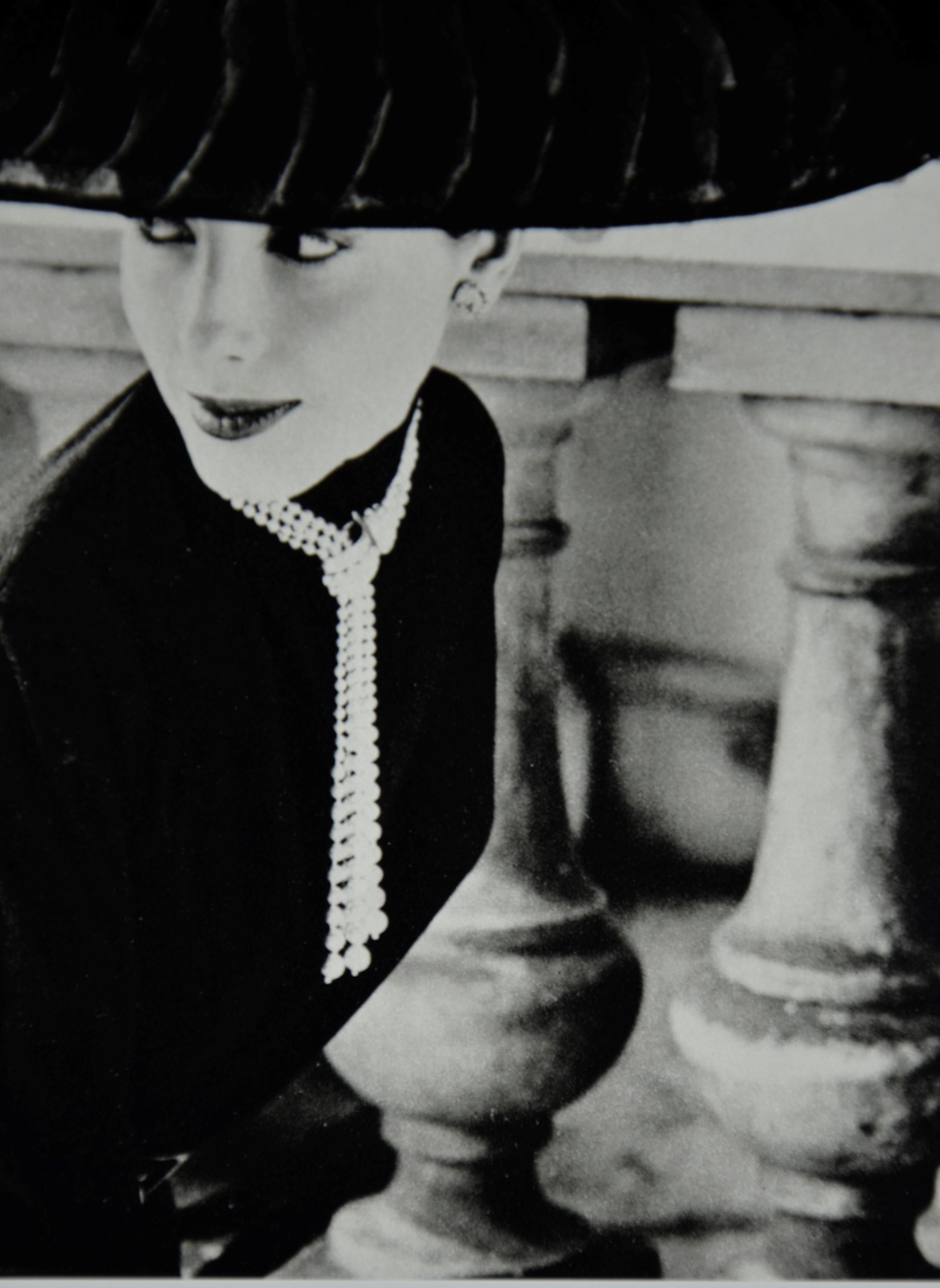 Black & White Photo Norman Parkinson “Legroux Soeurs Hat” 1952 Sheet-Fed Gravure For Sale 8
