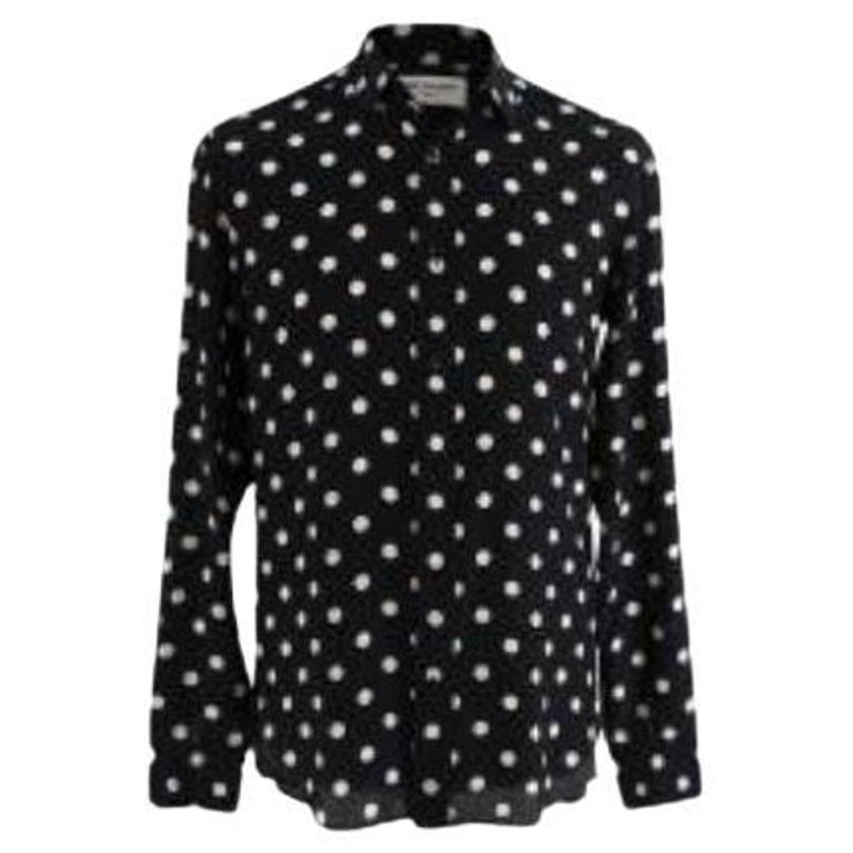 LOCK black - crepe silk shirt