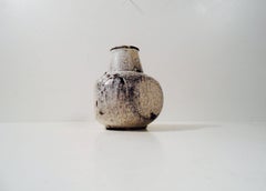 Black and White Pottery Vase by Svend Hammershøi for Kähler, Denmark, 1930s