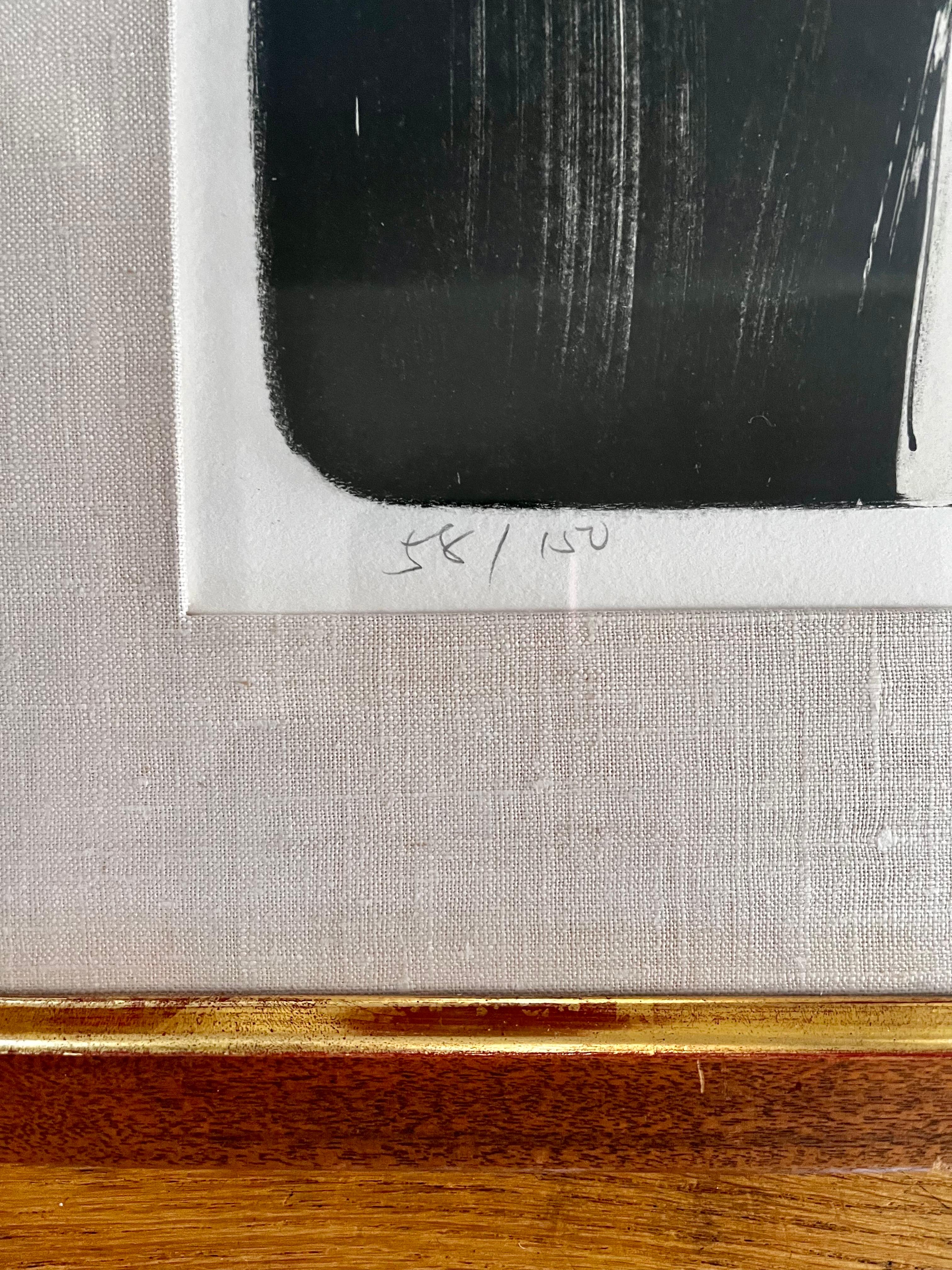 Modern Black & White Print of Female Nude, pencil signed and numbered 58/150 For Sale