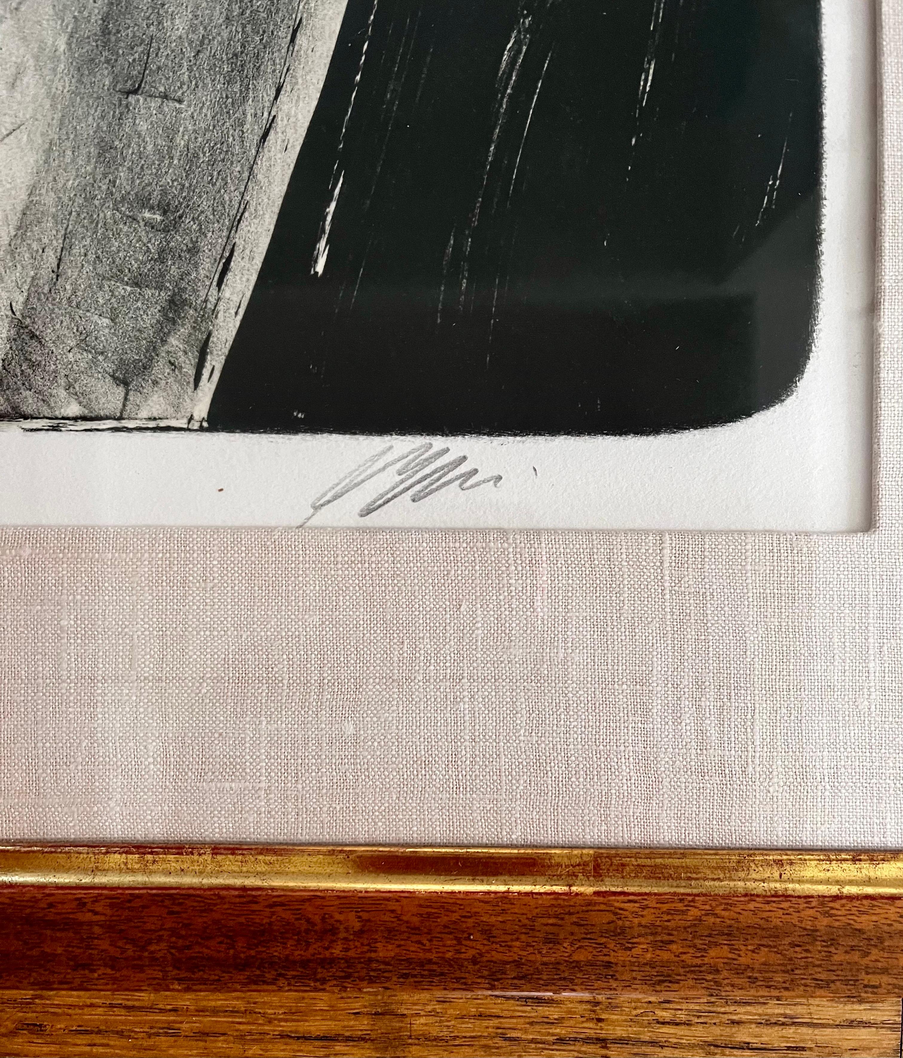 American Black & White Print of Female Nude, pencil signed and numbered 58/150 For Sale
