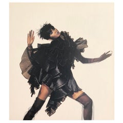 Black & White Quad-Tone Photo-Engraving, Irving Penn, Issey Miyake Fashion, NYC
