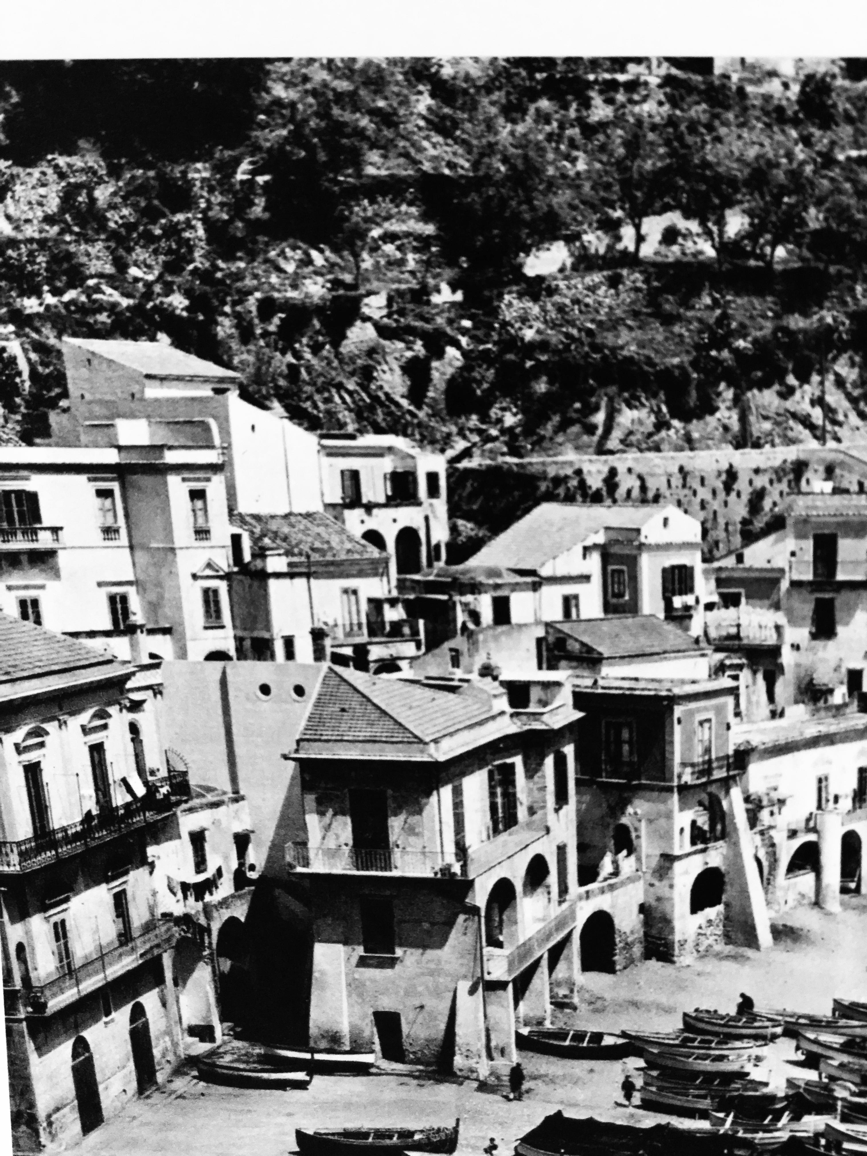 Italian Black & White Sheet Fed Gravure Photo by Alfred Eisenstaedt Amalfi Drive, 1960s