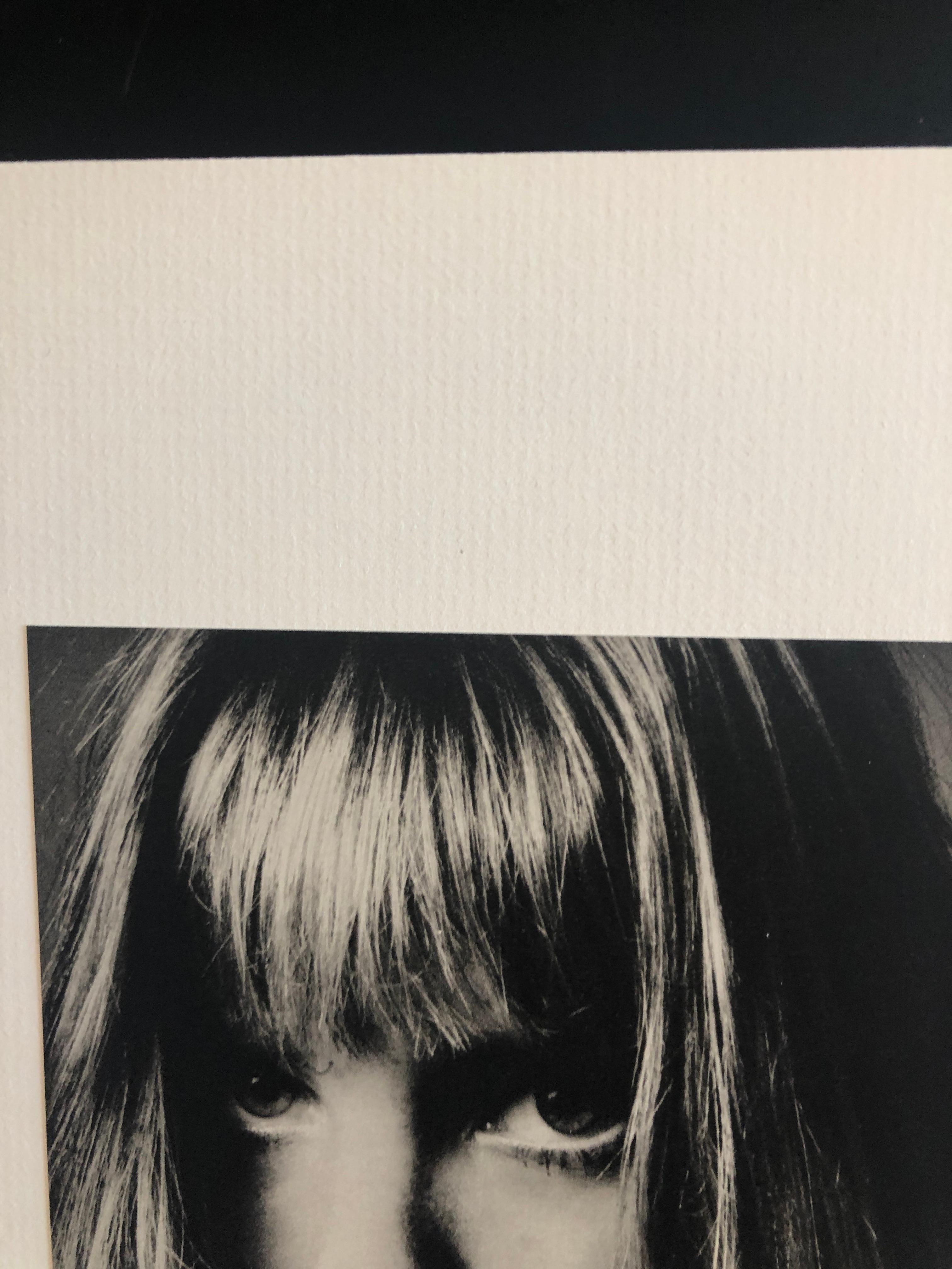 Black and White Sheet Fed Gravure Photo by Jeanloup Sieff of Jane Birkin, 1968 For Sale 8