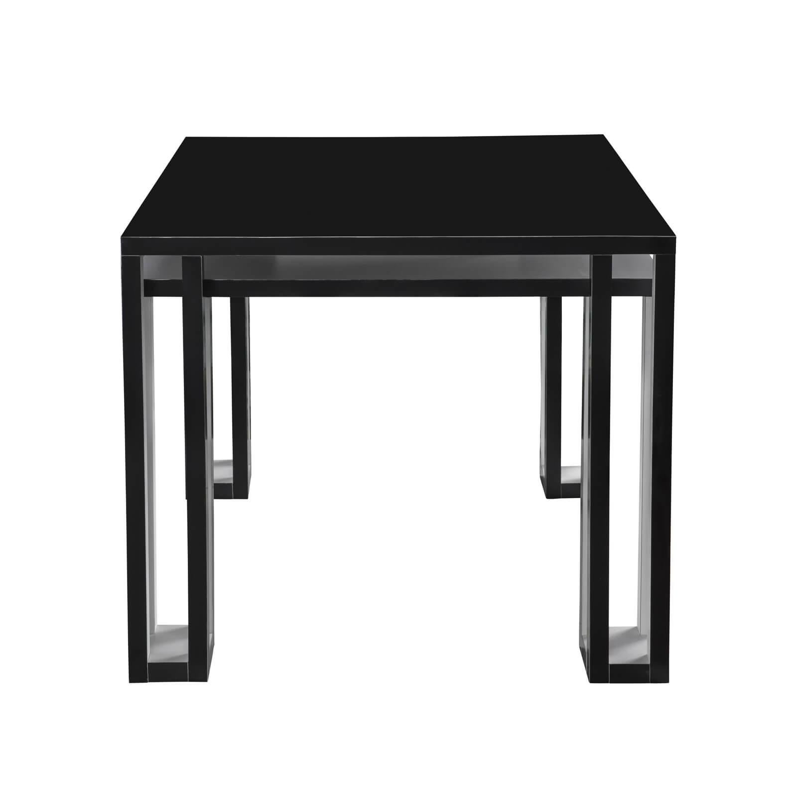 Modern Black & White Table For Sale
