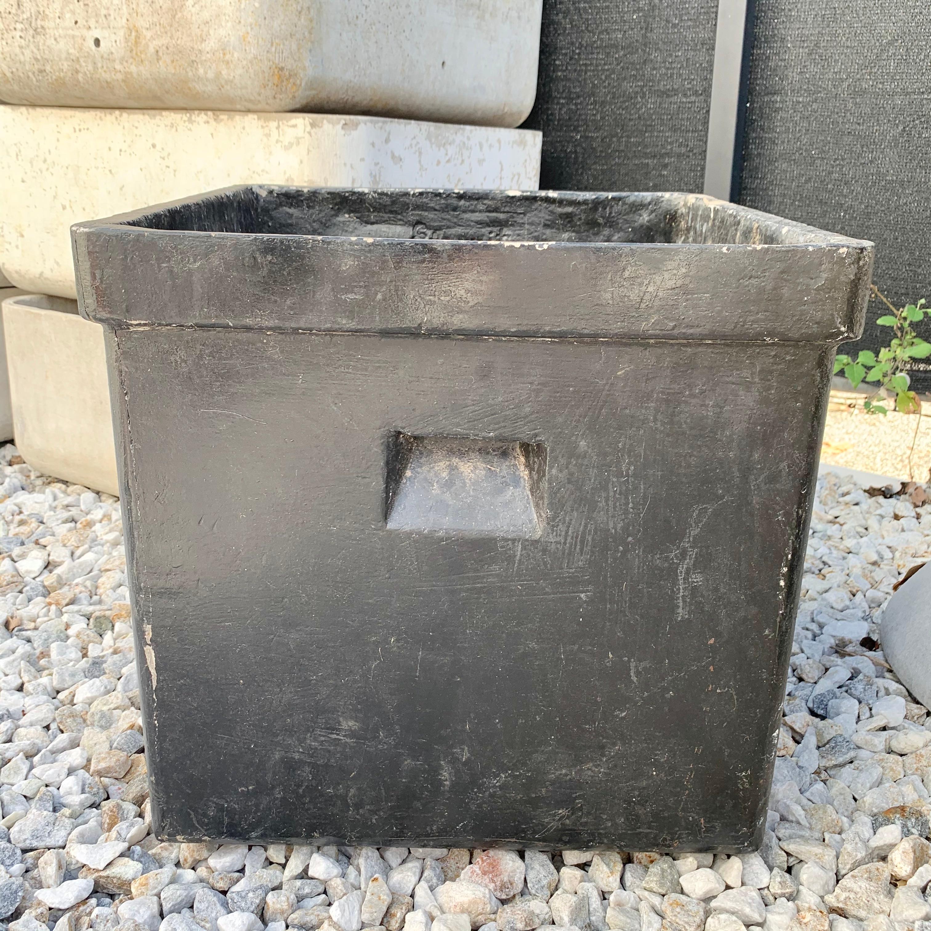 Concrete Willy Guhl Square Planter For Sale