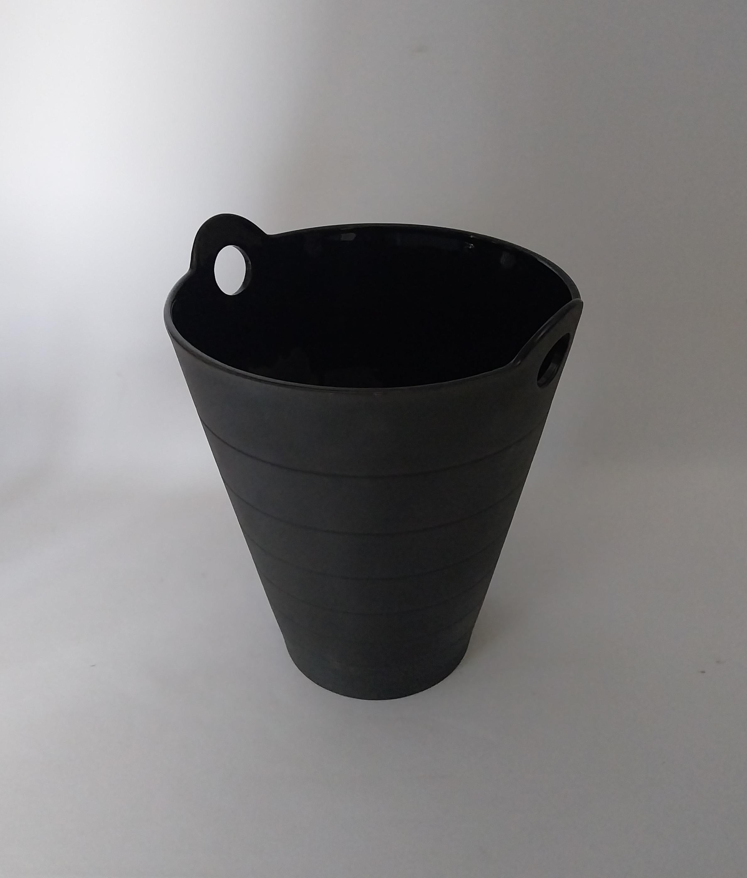 Black wine Bottle Cooler Deco Style For Sale 3