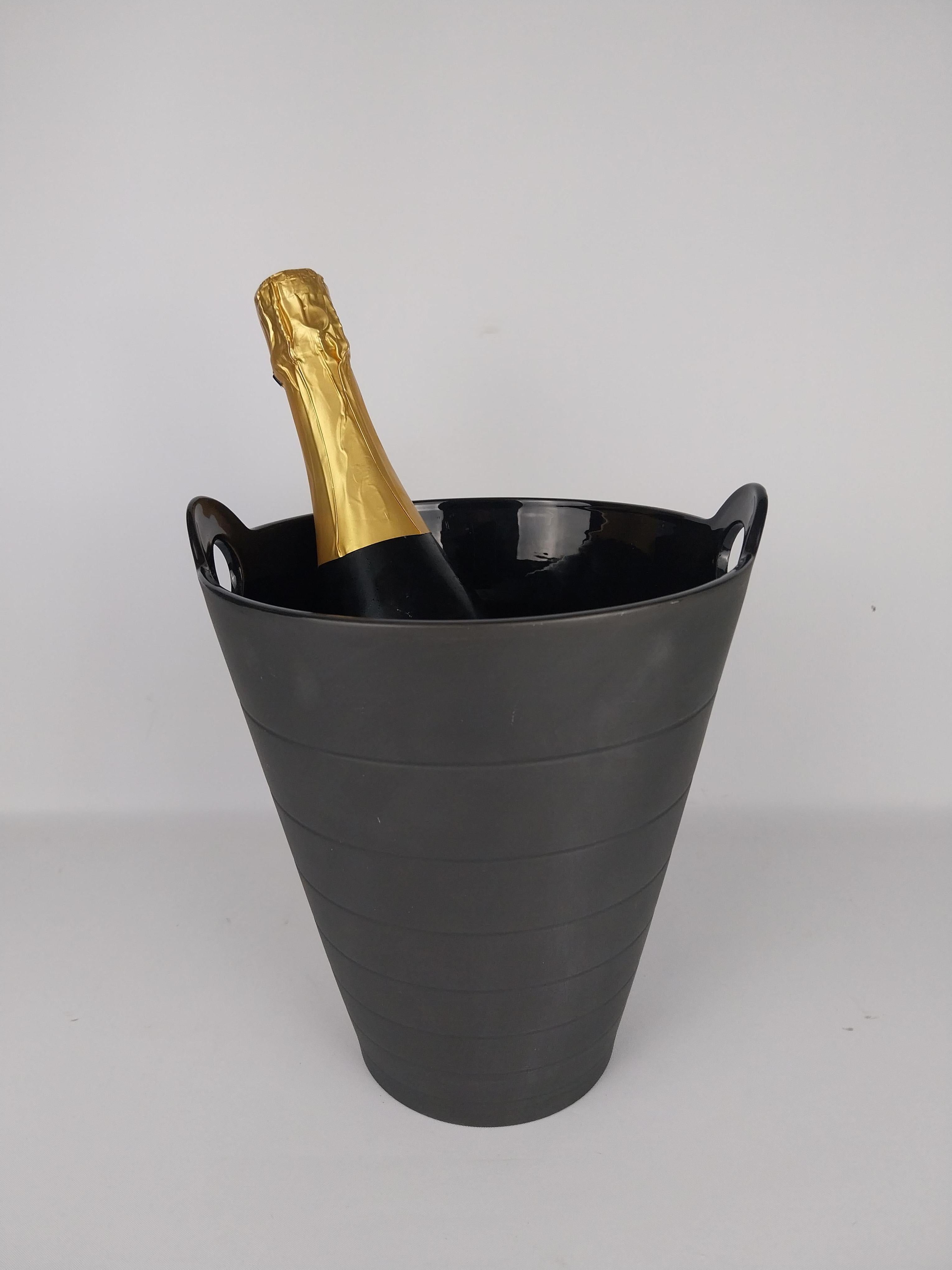 Black wine Bottle Cooler Deco Style For Sale 7