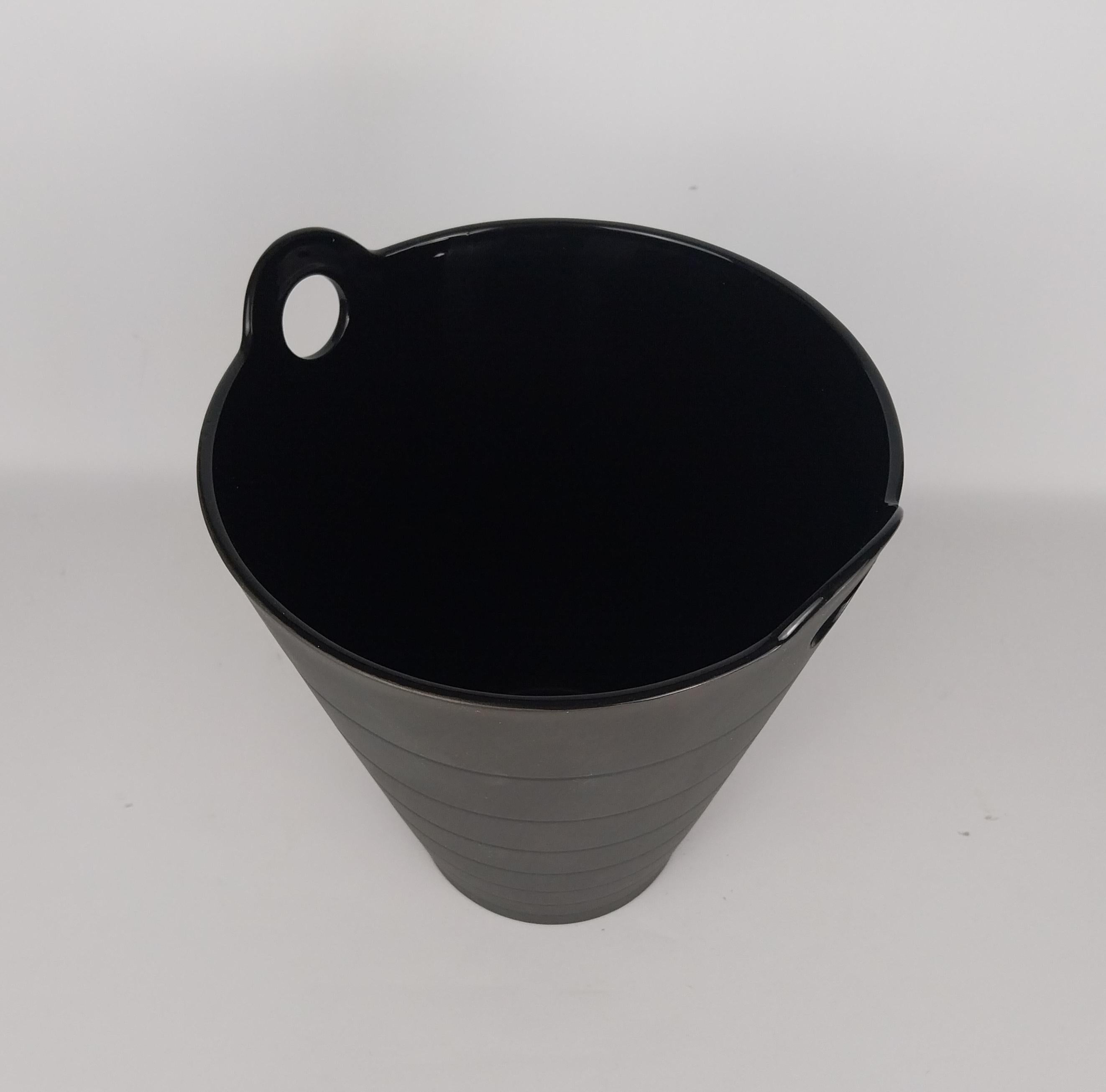Black wine Bottle Cooler Deco Style For Sale 10