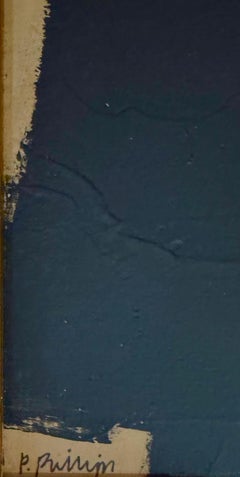 Black With Tan Acrylic Painting By Artist Patrick Phillips, U.S.A.