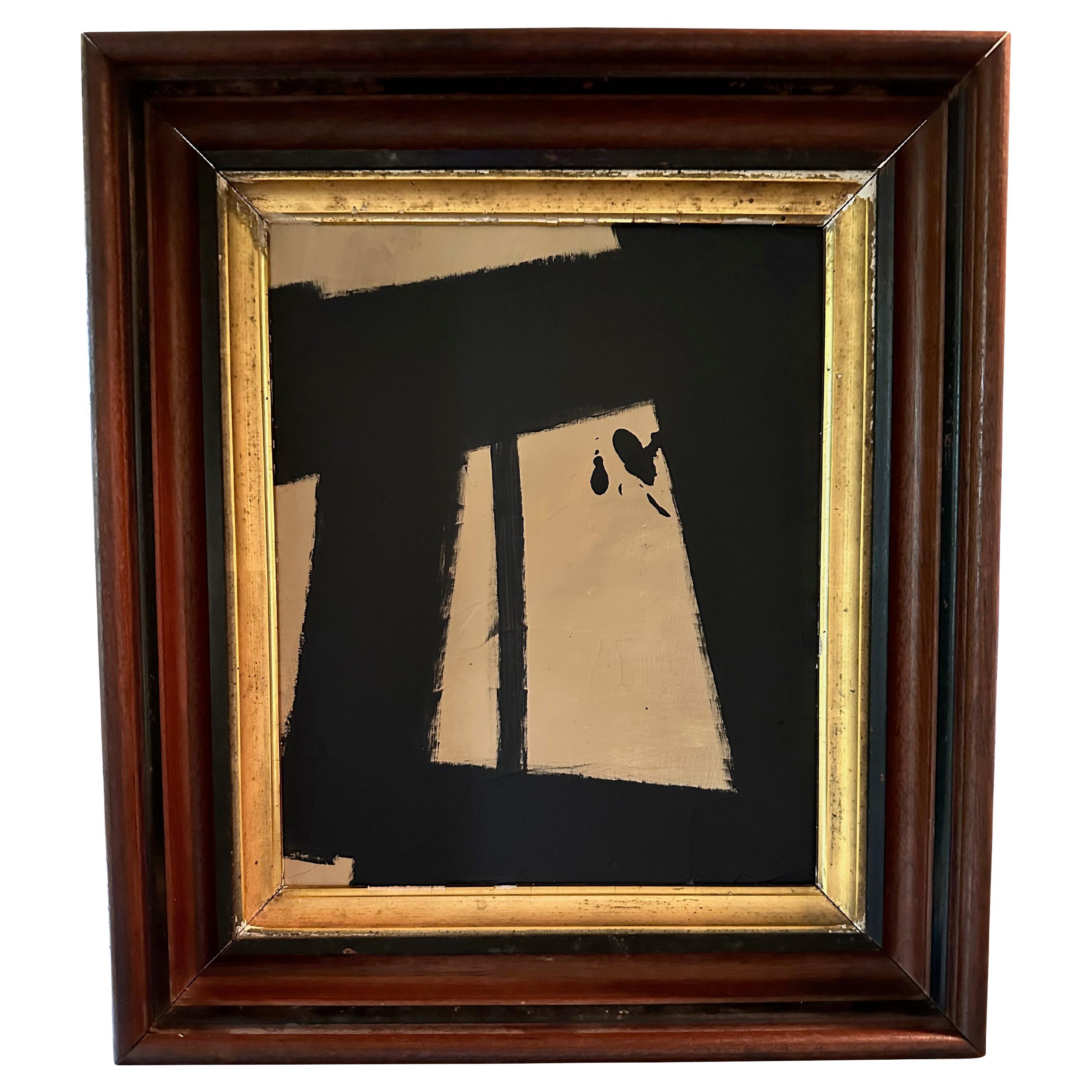 Black With Tan Acrylic Painting By Artist Patrick Phillips, U.S.A.
