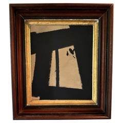 Black With Tan Acrylic Painting By Artist Patrick Phillips, U.S.A.