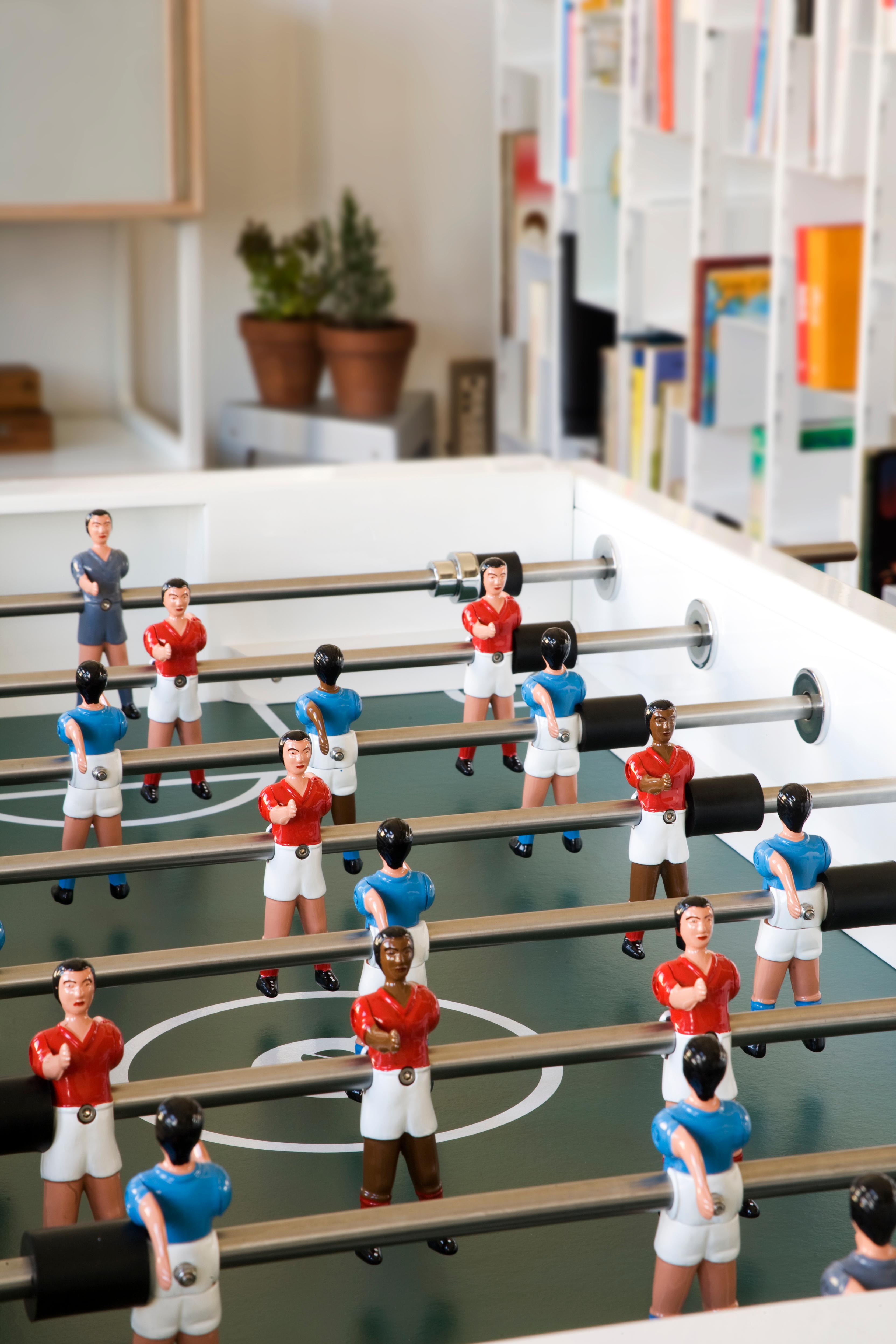 BLACK & Wood FOOSBALL TABLE RS3 Max by RS Barcelona for up to 8 players For Sale 2