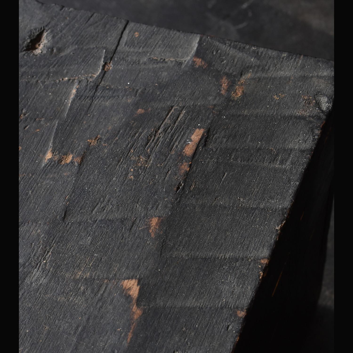 old black wooden box