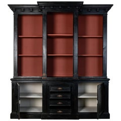 Black Wooden Display Cabinet