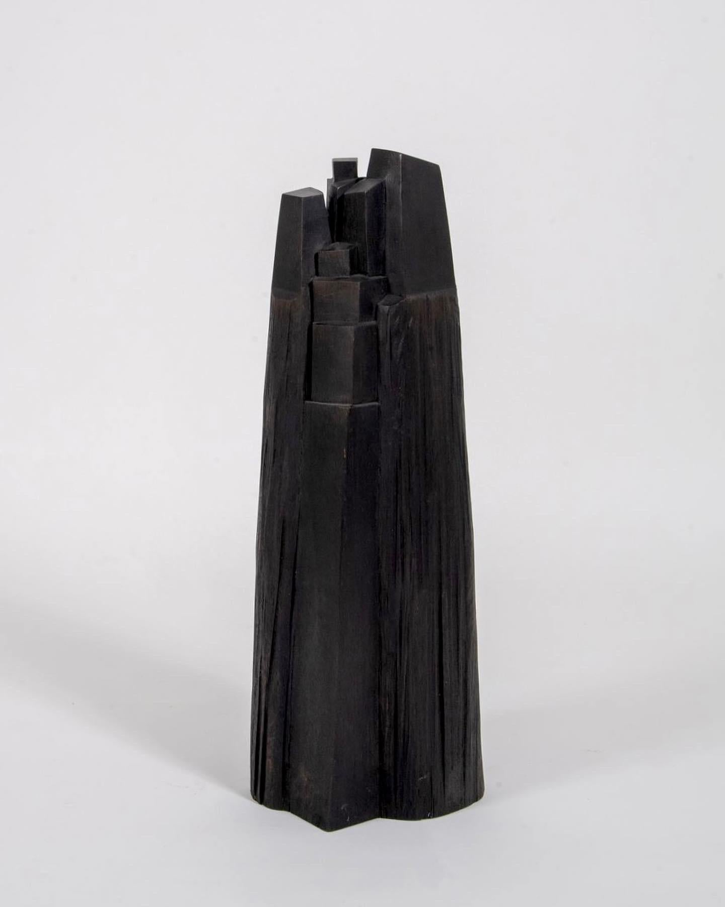 Black Wooden Sculptures 