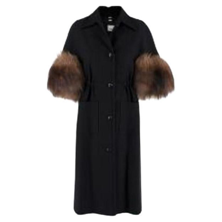 Wool Short Sleeve Coat