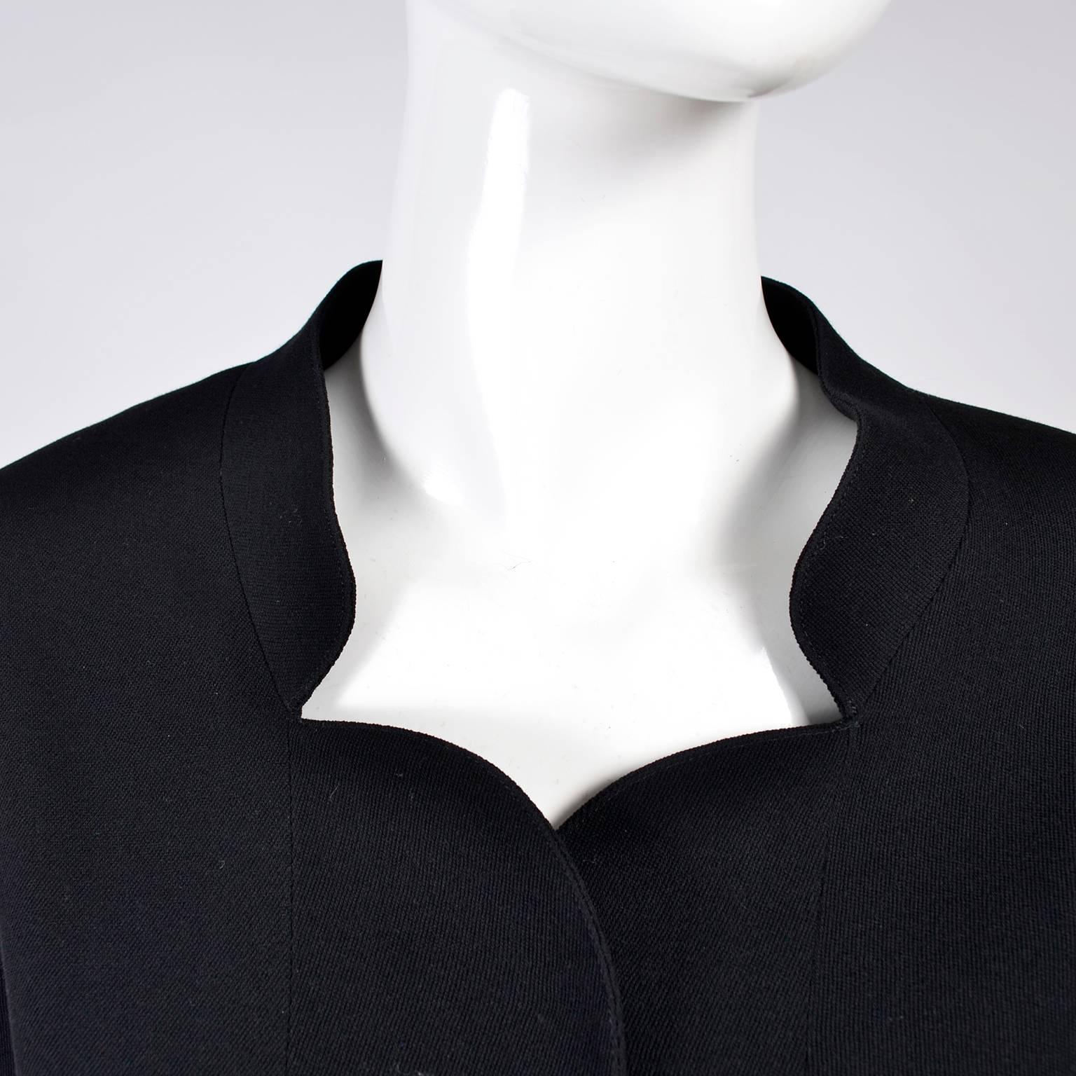 black chanel suit