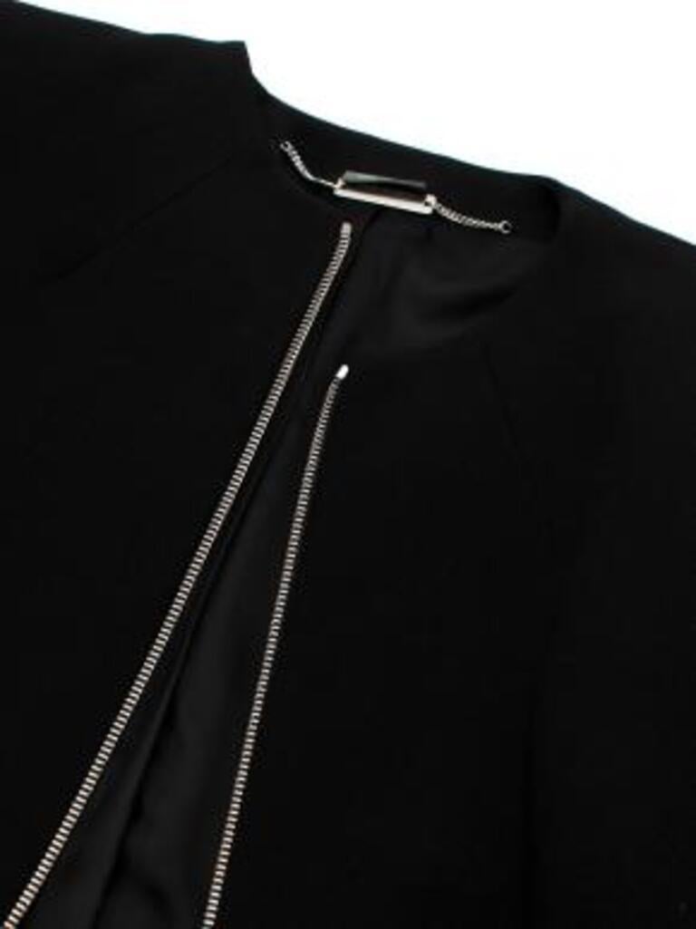 collarless suit jacket