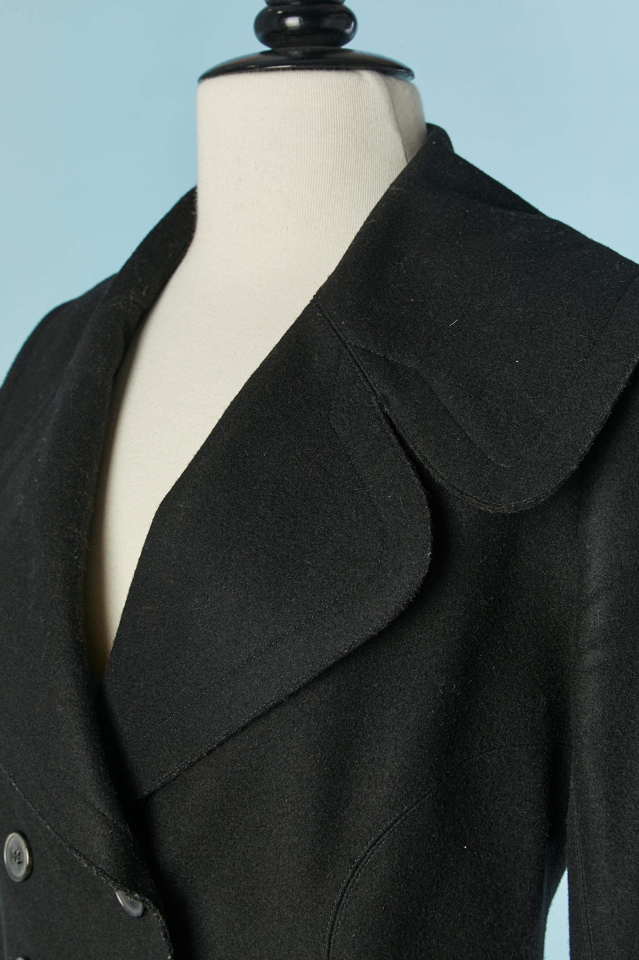 Noir Veste à double boutonnage ALAIA en vente