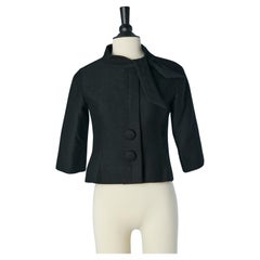 Giacca di lana nera con papillon PIERRE CARDIN "JEUNESSE" per TAKASHIMAYA