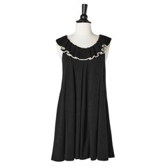 Black wool jersey Babydoll sleeveless dress Sonia by SONIA RYKIEL 