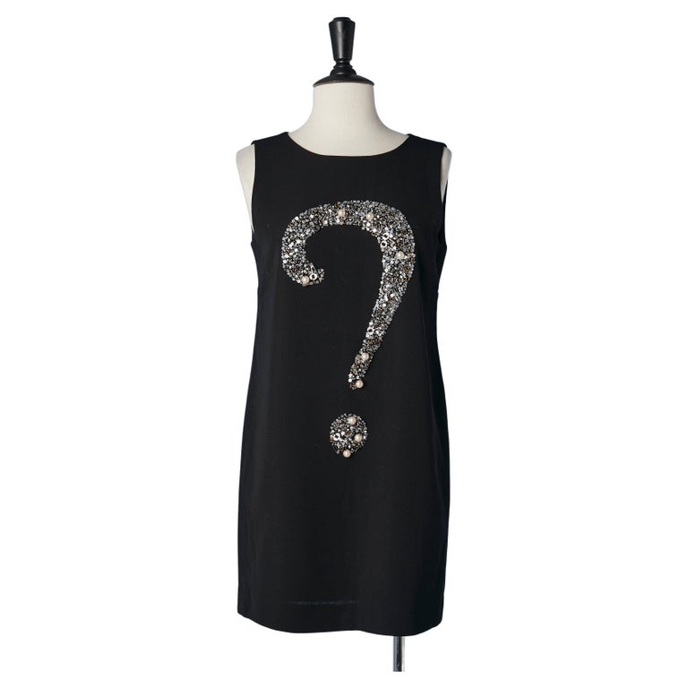 moschino black dress Moschino Girls 'Lady Cat' Black Dress – Petit New York