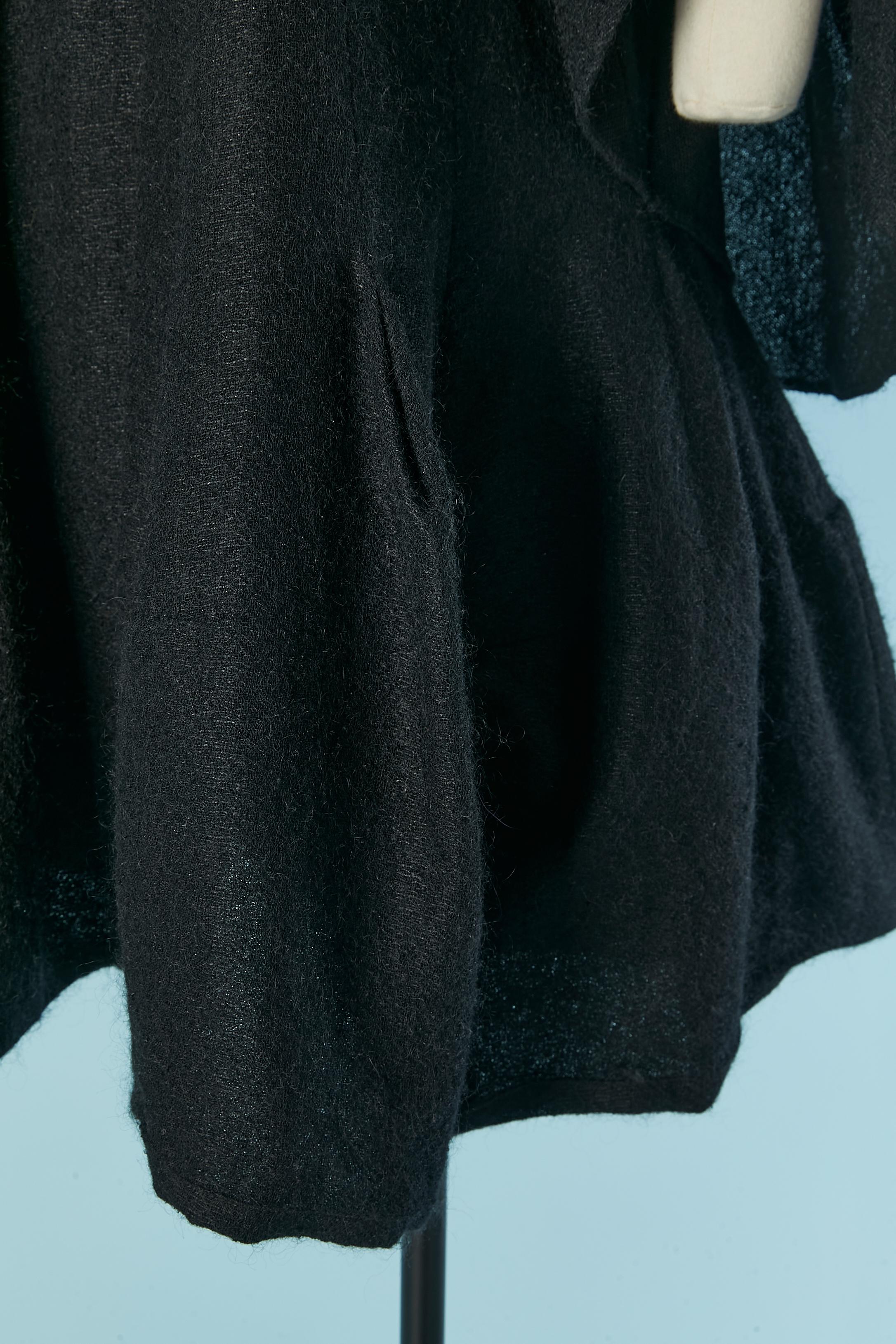 Abito in maglia di lana nera SONIA RYKIEL Nuovo con etichetta In condizioni Nuovo in vendita a Saint-Ouen-Sur-Seine, FR
