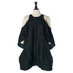 Abito in maglia di lana nera SONIA RYKIEL Nuovo con etichetta