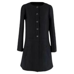 Black Wool Long Coat