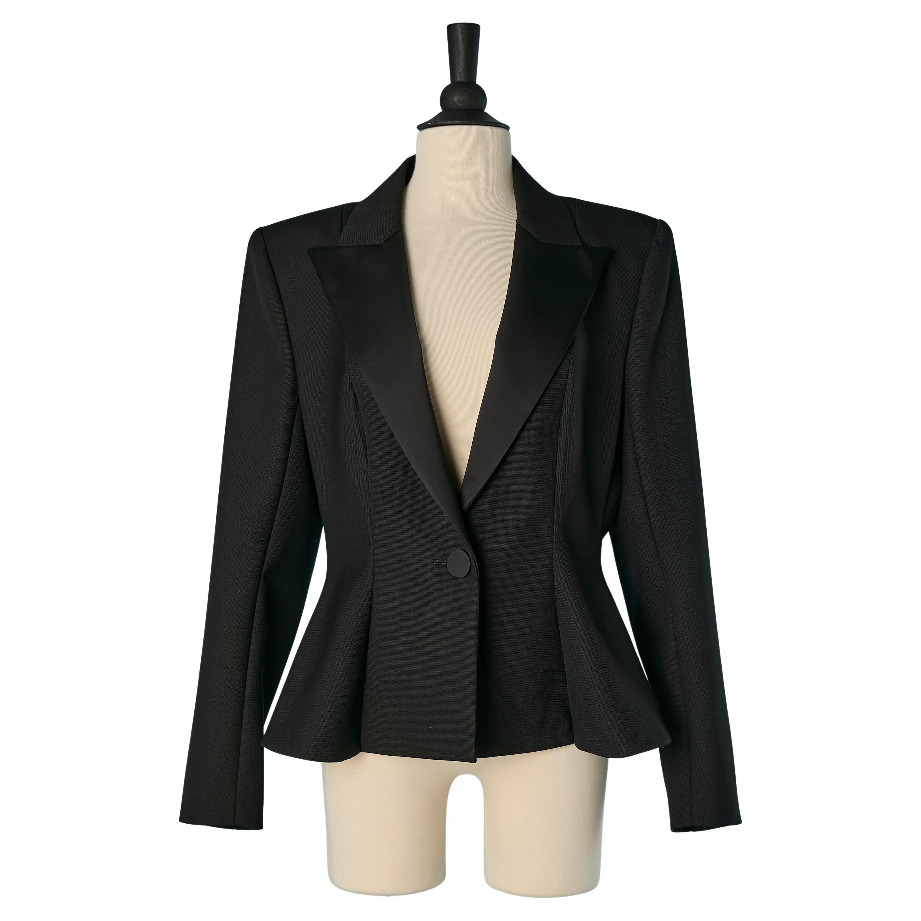 Black wool single breasted Tuxedo ALEXANDRE VAUTHIER