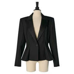Black wool single breasted Tuxedo ALEXANDRE VAUTHIER