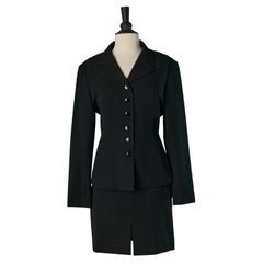 Black wool skirt suit ALAIA